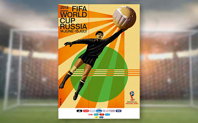 Представлен Официальный Плакат Чемпионата мира по футболу FIFA 2018 в России™