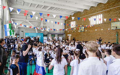 120 самарских школьников приняли участие в образовательной акции «Футбольный урок – Приветствуем Чемпионат мира FIFA 2018тм»